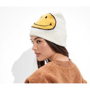 American Eagle AE Smiley Beanie Winter Fall Girl Boy Cold Weather Accessories